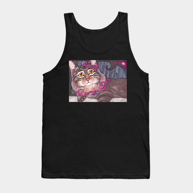 Cat art Tank Top by JenStedman73